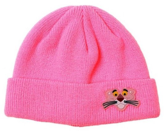 STEREO_VINYLS pink panther beanie in pink