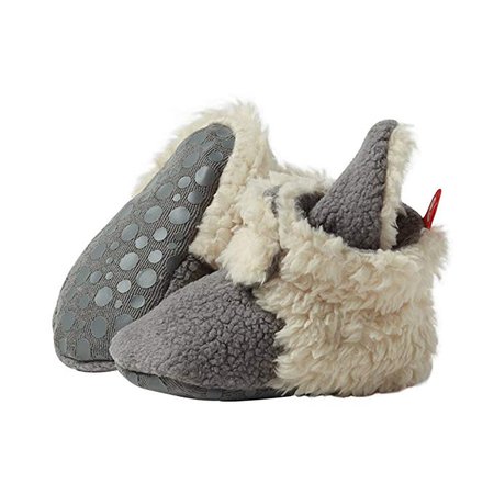 Amazon.com: Zutano Boys' Cozie Fleece Baby Booties with Grippers: Shoes