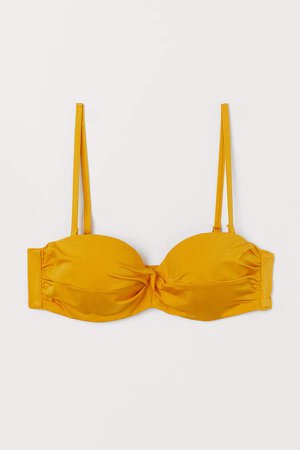 Balconette Bikini Top - Yellow