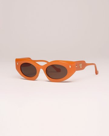 LEONIE - Bio-plastic sunglasses - Orange - Nanushka