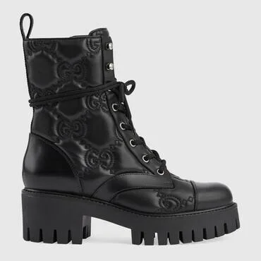 Women's GG quilted lace-up boot $1,499 boots