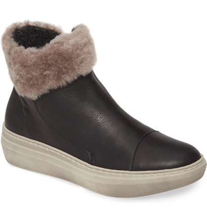 CLOUD Quies Wool Lined Bootie with Genuine Shearling Cuff (Women) | Nordstrom