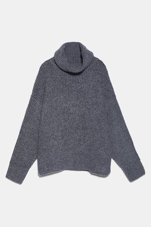 OVERSIZED WOOL AND ALPACA BLEND SWEATER - NEW IN-WOMAN | ZARA United States