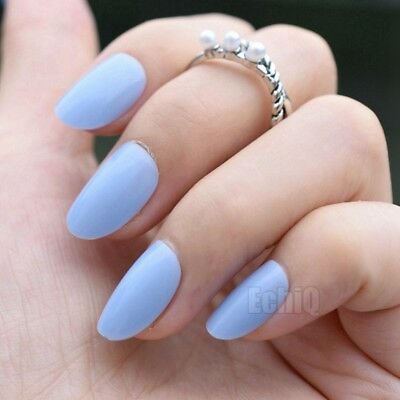 elegant light blue nail designs - Google Search