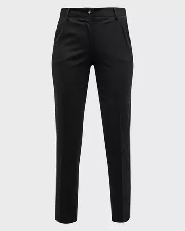 Dolce&Gabbana Fitted Trouser Pants | Neiman Marcus