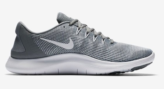 grey Nike trainers