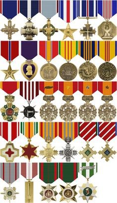 (1) Pinterest army medals and ribbons