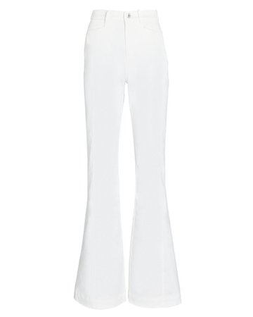 Proenza Schouler White Label Cotton Twill Wide-Leg Pants | INTERMIX®