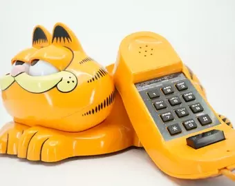Rare Vintage Garfield Telephone Produced by Tyco - Etsy
