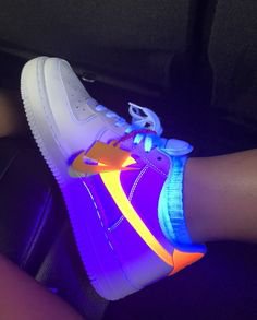 neon shoe