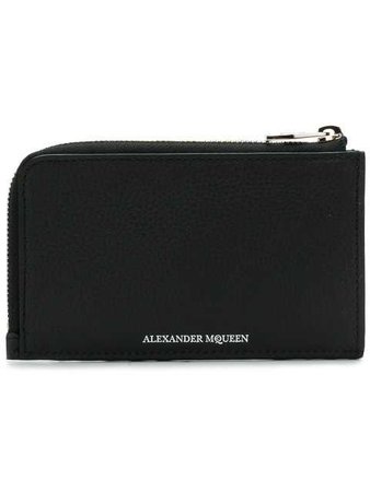 Alexander McQueen Zip Coin Card Holder Wallet - Farfetch