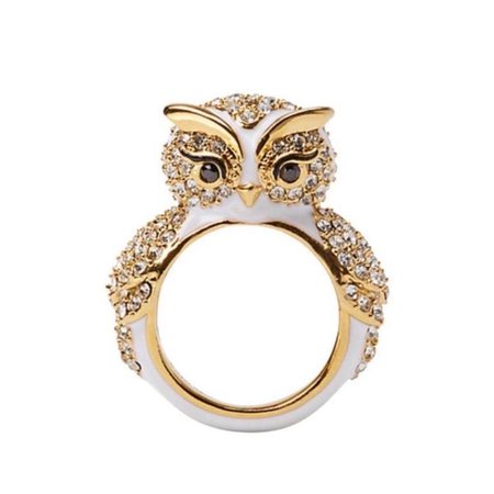 KATE SPADE Star Bright Owl Ring