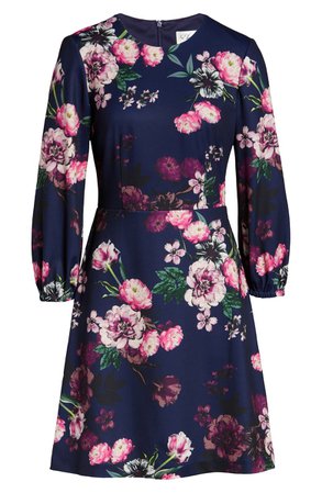 Eliza J Floral Fit & Flare Dress | Nordstrom