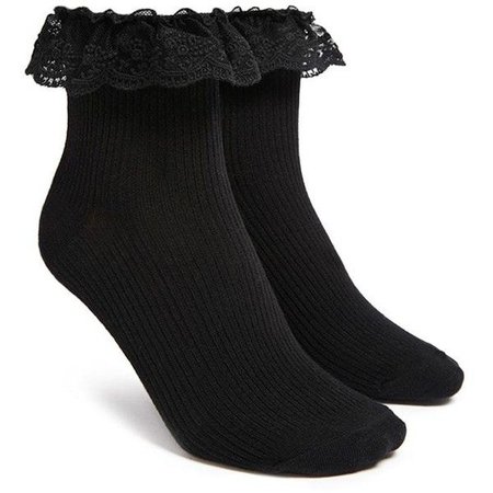 black socks with lace trim – Szukaj w Google