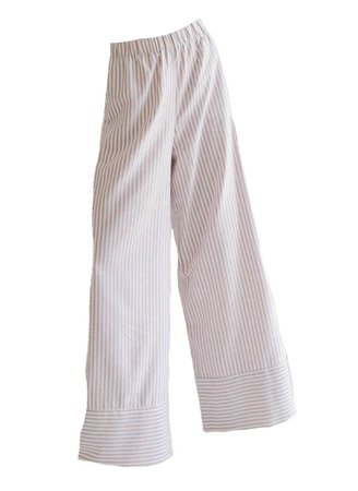 striped linen trousers