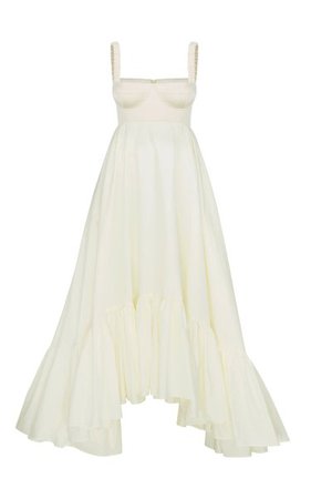 Snowdrop Asymmetric Cotton-Blend Maxi Dress By Anna October | Moda Operandi