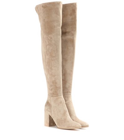 Rolling 85 suede over-the-knee boots