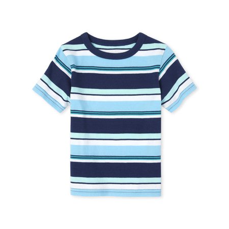 The Children's Place - The Children's Place Baby & Toddler Boys Short Sleeve Stripe Print T-Shirt - Walmart.com - Walmart.com
