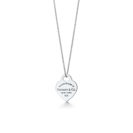 Return to Tiffany™ heart tag pendant in sterling silver. | Tiffany & Co.