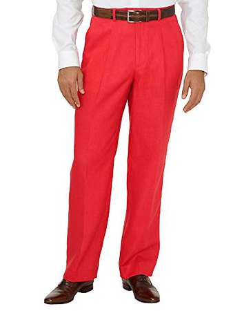 red dress pants 60s