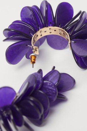 Earrings - Purple - Ladies | H&M GB