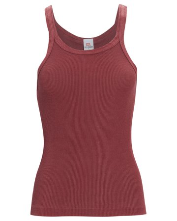 RE/DONE Ribbed Tank Bodysuit | INTERMIX®