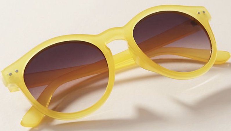 yellow sunglasses