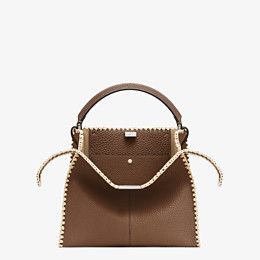 Brown leather bag - PEEKABOO X-LITE MEDIUM | Fendi