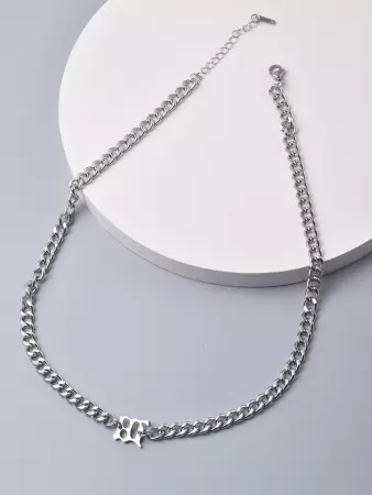 Men Letter Decor Chain Necklace | SHEIN USA
