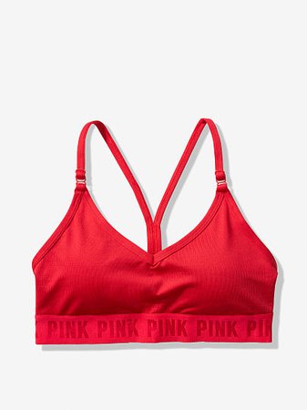 Ultimate Lightly Lined Sports Bra - PINK - pink