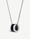 BVLGARI - Save the Children black ceramic and sterling silver pendant necklace | Selfridges.com