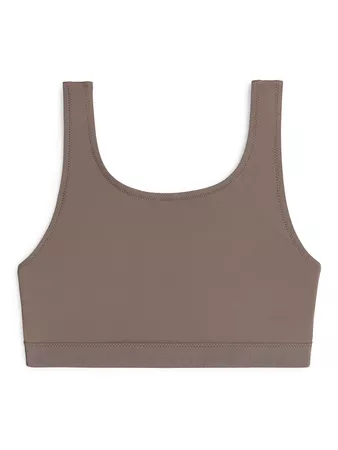 Bikini Top - Light brown - Swimwear - ARKET SE