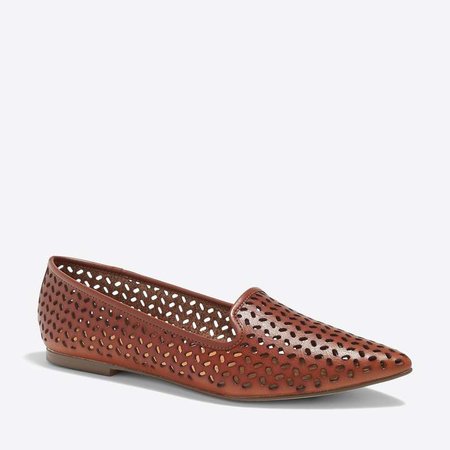 Perforated loafers