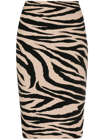 Laneus Tiger Print Skirt - Farfetch