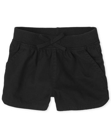 Baby And Toddler Girls Woven Pull On Matching Shorts