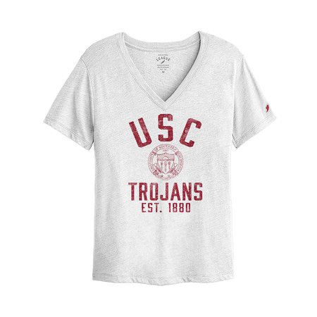 USC Trojans Women's Intramural Boyfriend V-Neck T-Shirt | USC Bookstores
