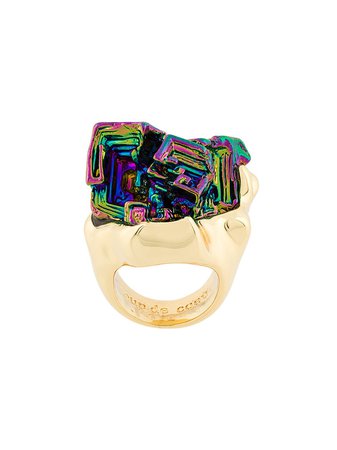 Coup De Coeur Vortex Rainbow Stone ring - FARFETCH