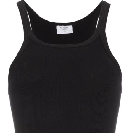 Re/Done ribbed tank