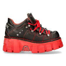 black and red leather platform boots - Google Search