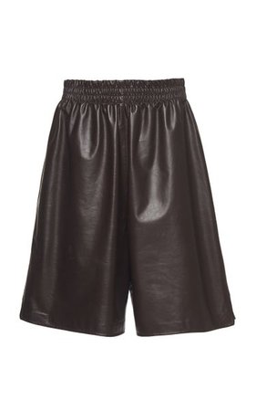 Long Leather Shorts By Bottega Veneta | Moda Operandi
