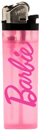 Barbie logo pink lighter