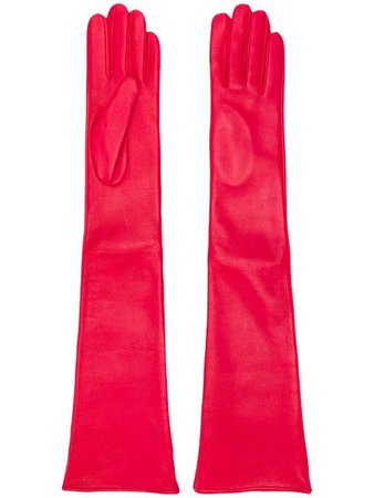 Manokhi long fitted gloves