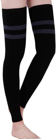 Amazon.com: LerBen Womens Warm Cashmere Leg Warmers Long Soft Knee High Legging Socks (s-gray): Clothing