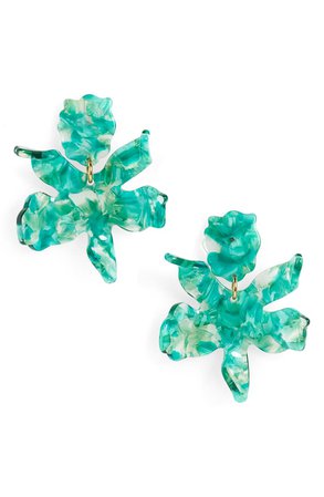 Lele Sadoughi Small Paper Lily Drop Earrings | Nordstrom