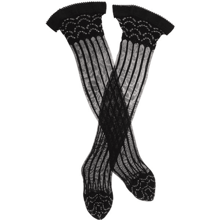 black lace stockings