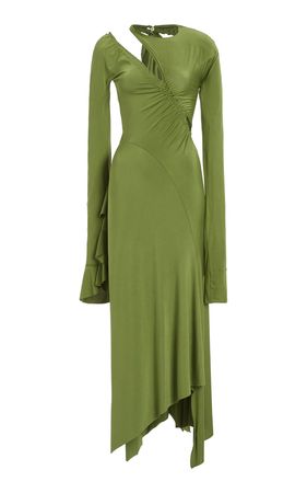 Asymmetric Slash Jersey Dress By Victoria Beckham | Moda Operandi