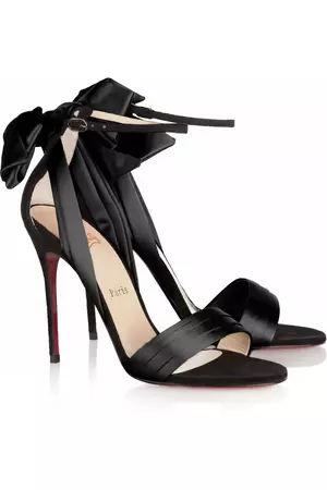 black louboutin sandals heels