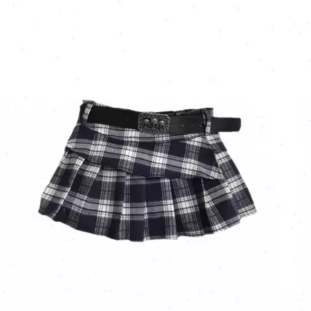 Harajuku Y2k Low Waist Mini Plaid Skirt Dark Gothic Black White Punk Skull Waistband Skirts With Pant Plus Size From Your01, $28.92 | DHgate.Com