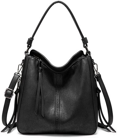 Amazon.com: Handbags for Women Large Designer Ladies Hobo bag Bucket Purse Faux Leather: Clothing