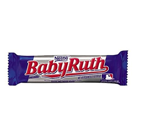 Amazon.com : Baby Ruth Nestle Milk Chocolate Candy Bars, 2.1 Oz bar (Pack Of 24), 24Count () : Nut Cluster Candy : Grocery & Gourmet Food
